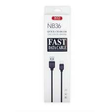 Кабель XO microUSB NB36 2.1A/1m Black