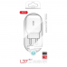 Сзу XO L37 2.1A/1USB + lightning White