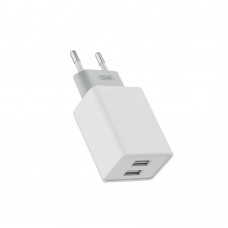 Сзу XO L65 2.4A/2USB + microUSB White