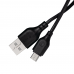 Кабель XO microUSB NB103 2.1A/2m Black