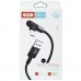 Кабель XO microUSB NB152 Elbow 2.4A/1m White