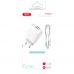 Сзу XO L57 2.4A/2USB + microUSB White