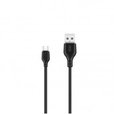 Кабель XO microUSB NB143 Braided 1.5A/2m Black