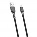 Кабель XO microUSB NB182 2.4A/1m Black