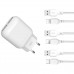 Сзу XO L78 2.4A/2USB + lightning White