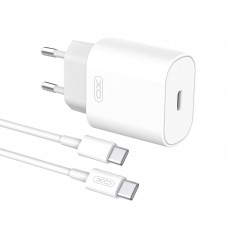 Сзу PD XO L91 25W/1 USB-C + Type-C White