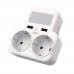 Сзу Adapter XO WL-09 EU 2AC+2USB White