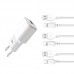 Сзу XO L73 2.4A/1USB + lightning White