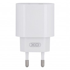 Сетевое зарядное устройство XO L81A EU PD20W+QC3.0 Type-C 2USB цвет белый