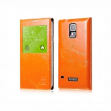 Чехол Xoomz для Samsung Galaxy S5 Original Oil Wax Leather Orange (side-open) (XSI96006Or)