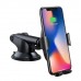 Беспроводное зарядное с держателем Baseus Wireless Charger Gravity Car Mount WXYL-01 черное