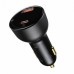 Авто зарядное 100w Baseus Superme Digital Display PPS Dual Quick Charger Car Charger CCZX-01