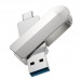 Флеш накопитель двойной Hoco 128Gb UD10 Wise Type-C + USB 3.0 2-in-1