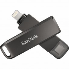 Флешка для Apple SanDisk iXpand Luxe 64Gb USB 3.1 Type-C + Lightning
