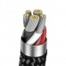 Кабель 2 метра Baseus Explorer Auto Power-Off Type-C to IPhone 2m CATS000101 черный