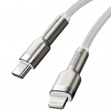 Кабель BASEUS Type-C to Lightning Cafule Series Metal Data Cable (CATLJK-A02) белый