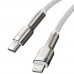 Кабель BASEUS Type-C to Lightning Cafule Series Metal Data Cable (CATLJK-A02) белый