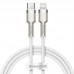 Кабель BASEUS Type-C to Lightning Cafule Series Metal Data Cable (CATLJK-A02) белый