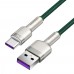 Кабель Baseus Cafule Series Metal Data Cable USB to Type-C 40W 0.25m CATJK-01 черный