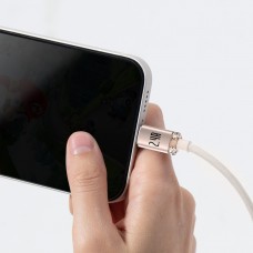 Кабель Baseus Crystal Shine Series USB to iPhone 1.2m CAJY001104 розовый