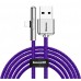Кабель Baseus Iridescent Lamp Mobile Game USB 3.1 - Lightning 1м (CAL7C-A05) фиолетовый