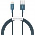 Кабель для айфонов Baseus Superior Fast Data Cable USB to Lightning 2.4A 1m CALYS-A03 синий