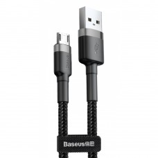 Кабель нейлоновая оплетка Baseus Cafule Micro-USB 0.5m CAMKLF-AG1