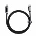Кабель с экраном Baseus Display Fast Charging Data Cable Type-C to Type-C 100W 1m CATSK-B01 черный