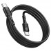 Кабель шнур 60w HOCO X83 Type-C to Type-C Victory 1 метр черный