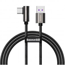 Кабель угловой Baseus Legend Elbow USB to Type-C 66W 2m CATCS-C01 черный
