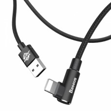 Кабель угловой Baseus MVP Elbow Type Cable USB - Lightning 2 метра CALMVP-A01 черный