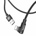 Кабель угловой Baseus MVP Elbow Type Cable USB - Lightning 2 метра CALMVP-A01 черный