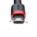 USB кабель 3 метра Baseus Cafule Micro-USB 2A 3m CAMKLF-H91 черно красный