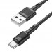 USB кабель Hoco X83 Type-C 3A 1m черный