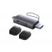 Кардридер Baseus Lite Series USB-A & Type-C to SD/TF Card Reader WKQX060113