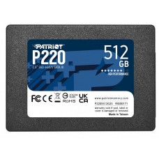 SSD диск 512 гб Patriot P220 512GB 2.5" 7mm SATA3 P220S512G25