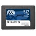 SSD диск 512 гб Patriot P220 512GB 2.5" 7mm SATA3 P220S512G25