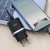 Сетевой блок питания Hoco C12Q QC 3.0 18W и кабель Type-C набор чёрный