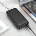 Универсальная батарея BOROFONE Incredible power bank BJ19A 20000mAh 20W 3A черная