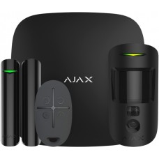 Комплект беспроводной сигнализации Ajax StarterKit Cam Plus черный