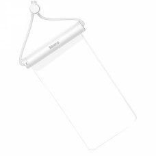 Чехол на шнурке водонепроницаемый Baseus Cylinder Slide-cover Waterproof Bag ACFSD-E02 белый
