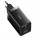 Адаптер сетевой 65W Baseus Gan5 Pro CCGP120201 3 порта : USB +2 Type-C