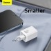 Блок питания зарядное Baseus Super Si Pro Quick Charger Type-C+USB 2 порта 30W белое