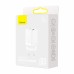 Блок питания зарядное Baseus Super Si Pro Quick Charger Type-C+USB 2 порта 30W белое
