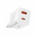 Блок питания зарядное Baseus Super Si Pro Quick Charger Type-C+USB 2 порта 30W белое