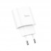 Блок питания зарядное устройство HOCO Lineal C95A 1 USB + 1 Type-C 20W белый
