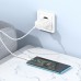 Зарядное устройство BOROFONE BA72A 18W QC3.0 комплект с кабелем Type-C белый