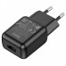 Зарядное устройство адаптер Hoco C96A single port charger черный