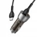 Автомобильное зу Hoco NZ8 Sprinter 43W (Type-C + USB) + кабель Type-C to Type-C brown