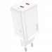 Сзу Hoco N23 Starlight 45W (2 Type-C) white